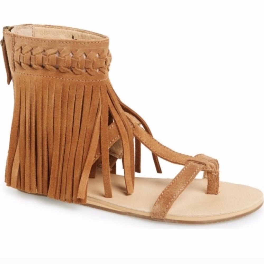 Koolaburra Fringe Sandals, Size 7